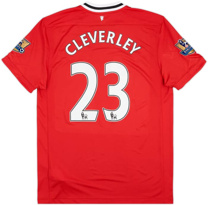 2011-12 Manchester United Home Shirt Cleverley #23 - 7/10 - (L)