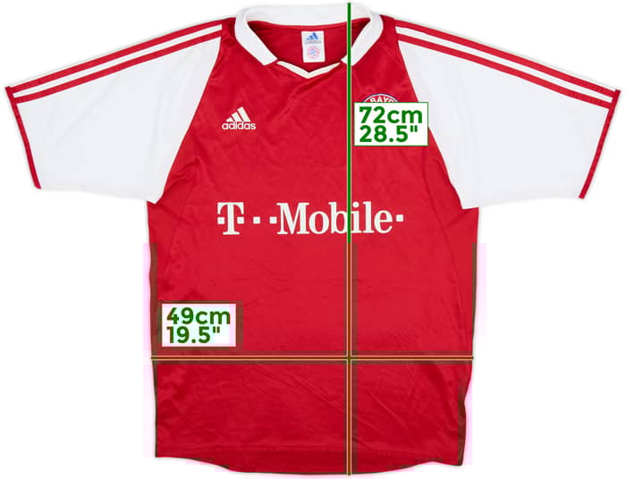 2003-04 Bayern Munich Local Camiseta - 5/10 - (S)