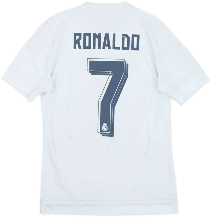 2015-16 Real Madrid Home Shirt Ronaldo #7 - 5/10 - (S)