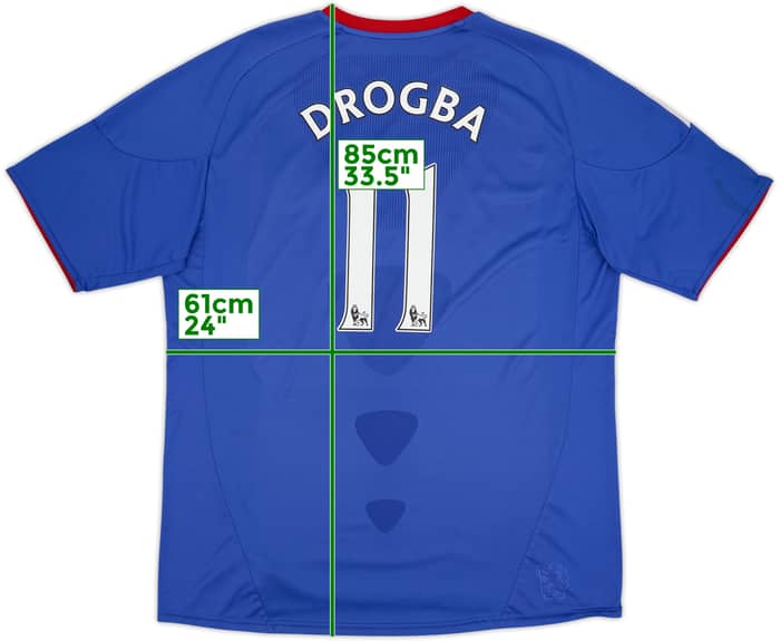 2010-11 Chelsea Home Shirt Drogba #11 - 6/10 - (XXL)
