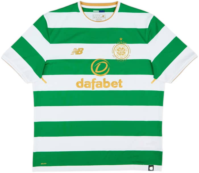 2017-18 Celtic 'Lisbon Lions 50th Anniversary' Home Shirt - 9/10 - (XL)