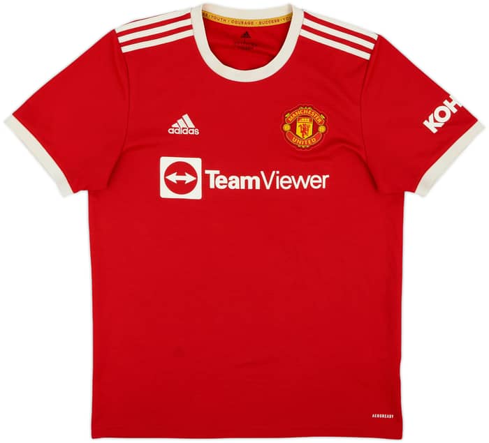 2021-22 Manchester United Home Shirt Maguire #5 - 5/10 - (L)