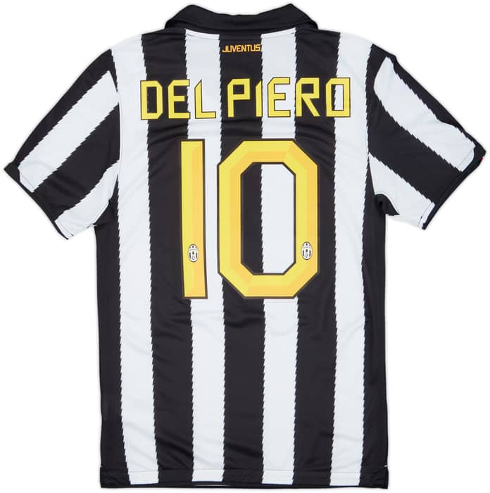 2010-11 Juventus Home Shirt Del Piero #10 - 7/10 - (S)