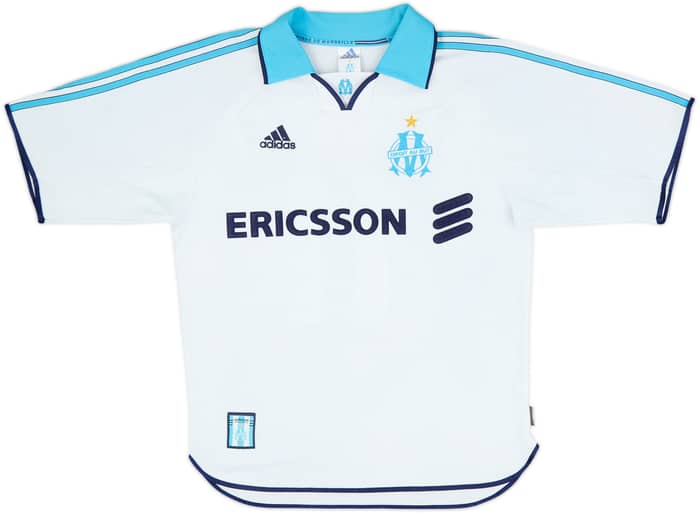 1999-00 Olympique Marseille Home Shirt Ravanelli #11 - 6/10 - (S)
