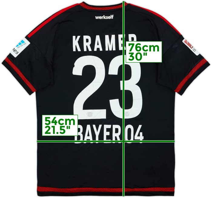 2015-16 Bayer Leverkusen Home Shirt Kramer #23 - 4/10 - (L)
