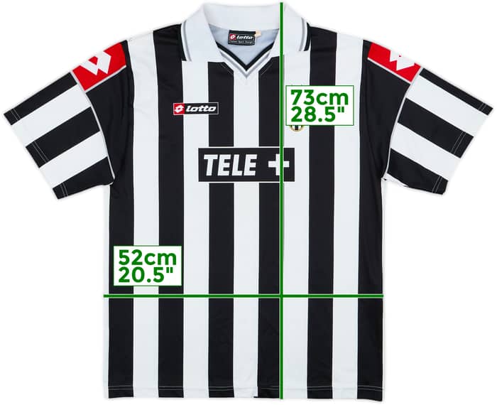 2000-01 Juventus Basic Home Shirt #4 - 8/10 - (XL.Boys)