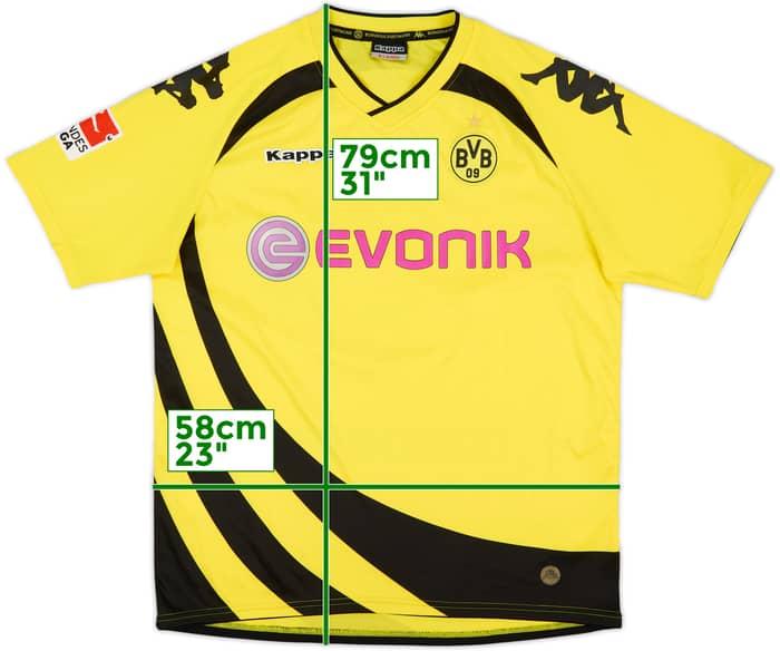 2010-11 Borussia Dortmund Winter Home Shirt - 9/10 - (XL)