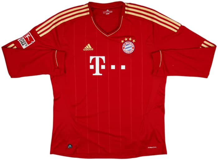 2011-13 Bayern Munich Home L/S Shirt - 5/10 - (XXL)