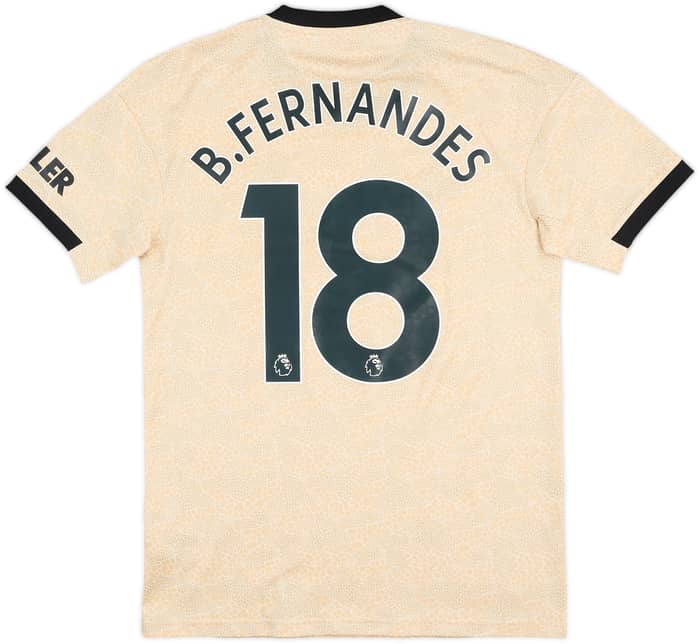 2019-20 Manchester United Away Shirt B.Fernandes #18 - 8/10 - (S)