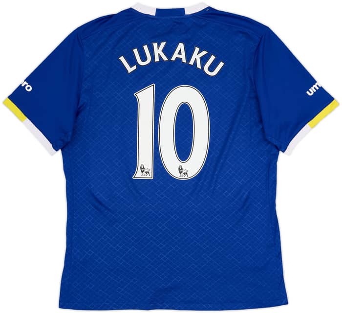 2016-17 Everton Home Shirt Lukaku #10 - 8/10 - (L)