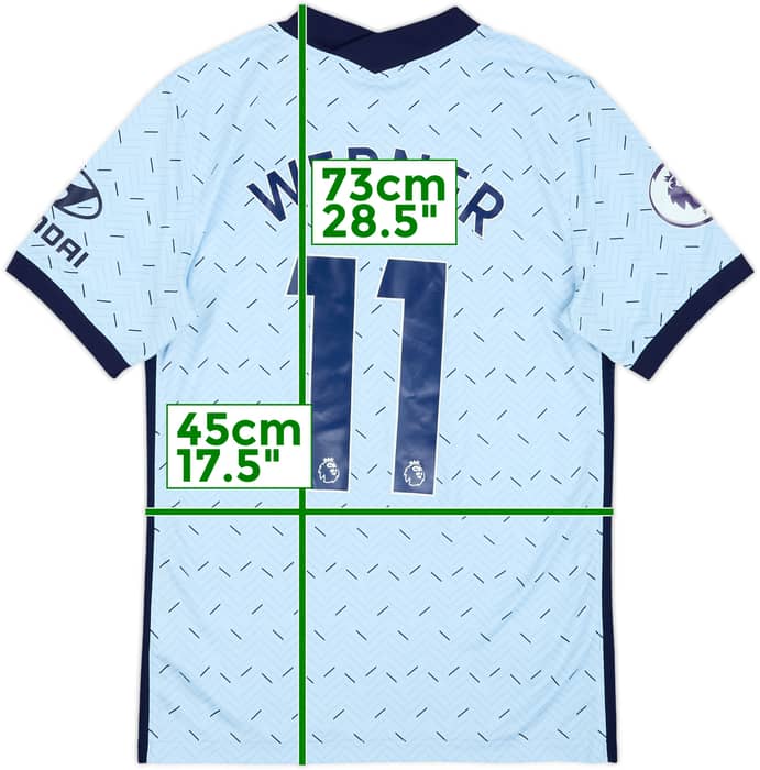 2020-21 Chelsea Away Shirt Werner #11 - 8/10 - (S)