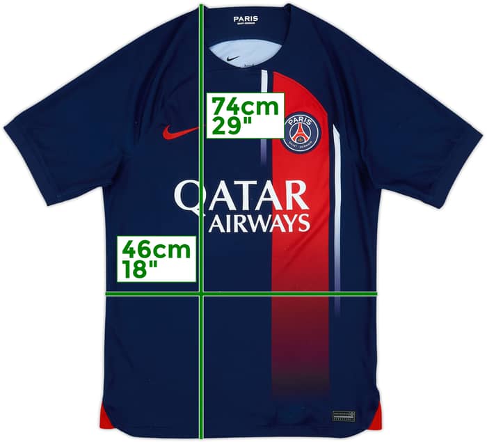 2023-24 Paris Saint-Germain Home Shirt - 6/10 - (S)