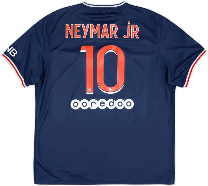 2020-21 Paris Saint-Germain Home Shirt NeymarJr #10 - 8/10 - (XL)