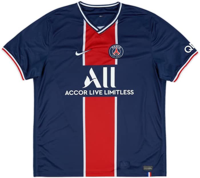 2020-21 Paris Saint-Germain Home Shirt NeymarJr #10 - 8/10 - (XL)