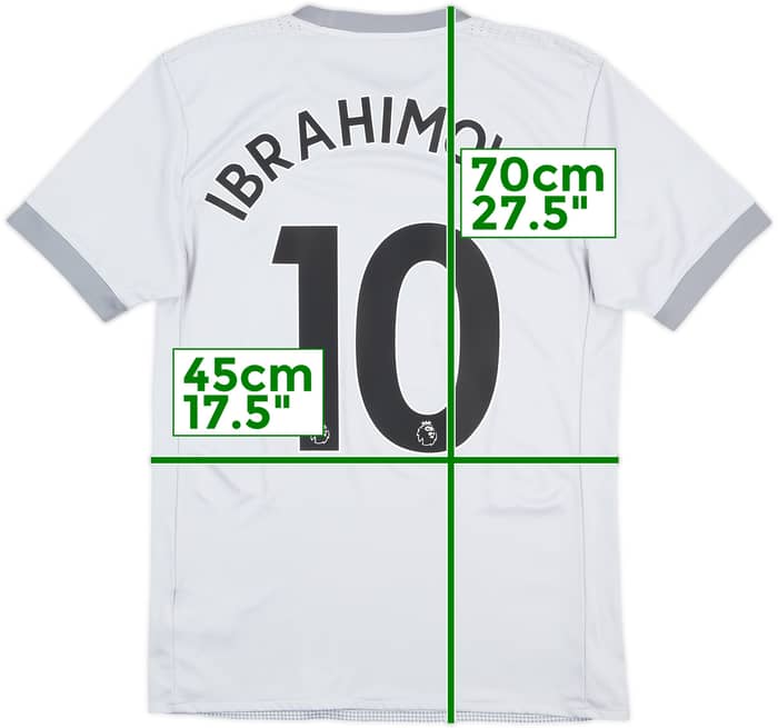 2017-18 Manchester United Third Shirt Ibrahimovic #10 - 10/10 - (S)