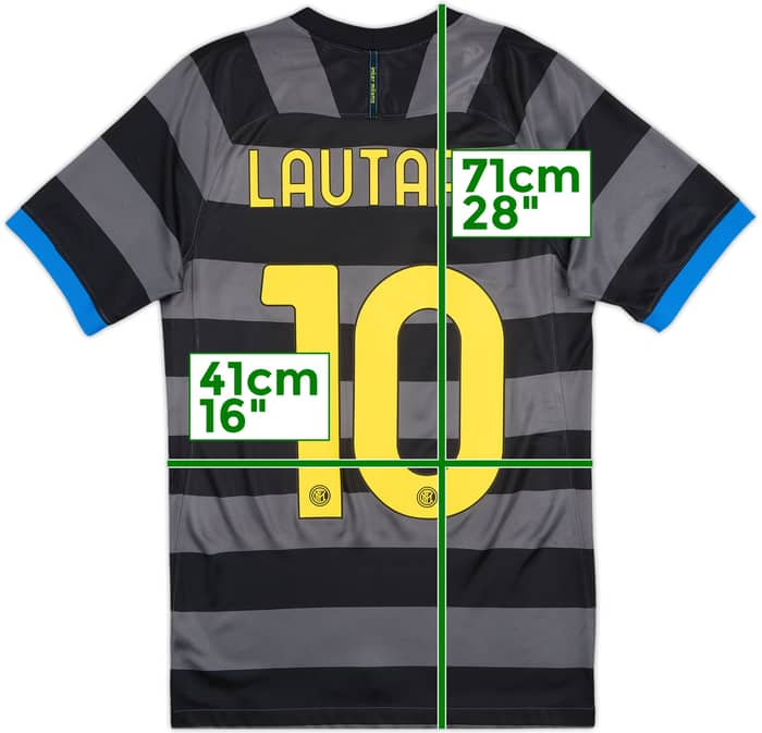2020-21 Inter Milan Third Shirt Lautaro #10 - 8/10 - (XS)