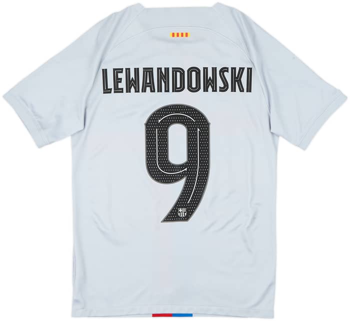 2022-23 Barcelona Third Shirt Lewandowski #9 - 8/10 - (S)