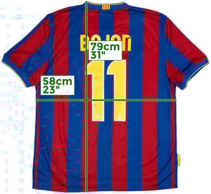 2009-10 Barcelona Home Shirt Bojan #11 - 5/10 - (L)