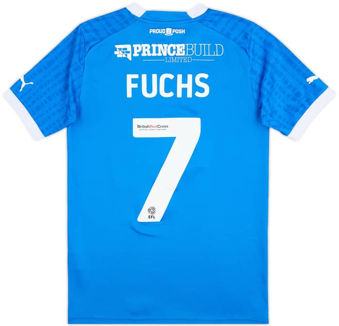 2022-23 Peterborough United Home Shirt Fuchs #7 - 6/10 - (S)