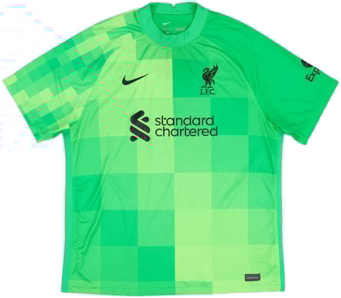 2021-22 Liverpool GK Shirt A.Becker #1 - 6/10 - (XL)
