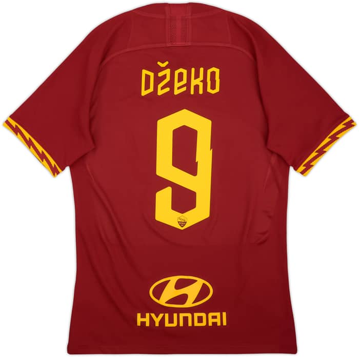 2019-20 Roma Home Shirt Dzeko #9 - 9/10 - (S)