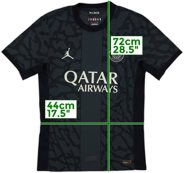 2023-24 Paris Saint-Germain Authentic Third Shirt - 10/10 - (S)