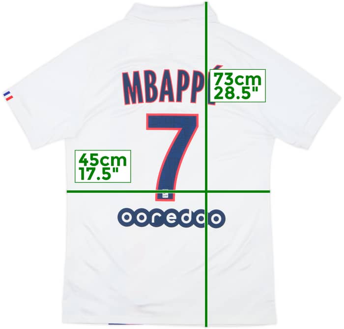2019-20 Paris Saint-Germain Third Shirt Mbappe #7 - 7/10 - (S)