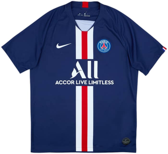 2019-20 Paris Saint-Germain Home Shirt Mbappe #7 - 8/10 - (L)