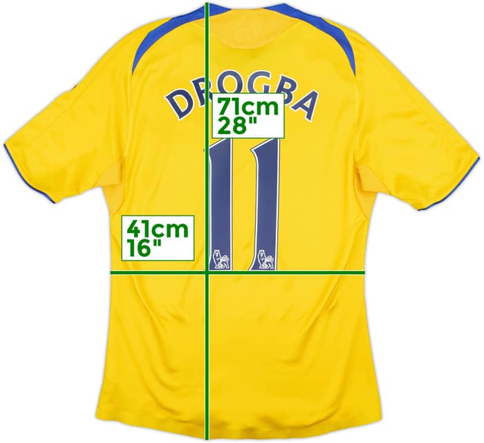 2008-09 Chelsea Third Shirt Drogba #11 - 8/10 - (S)