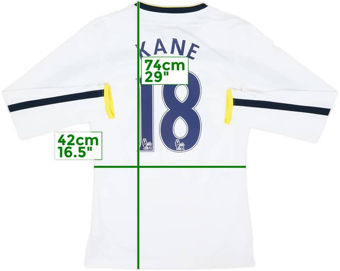 2014-15 Tottenham Home L/S Shirt Kane #18 - 7/10 - (S)