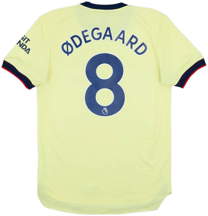 2021-22 Arsenal Authentic Away Shirt Odegaard #8 - 9/10 - (S)