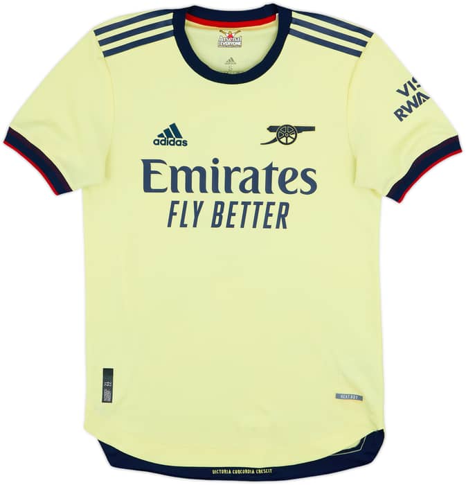 2021-22 Arsenal Authentic Away Shirt Odegaard #8 - 9/10 - (S)