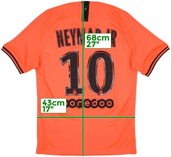 2019-20 Paris Saint-Germain Away Shirt Neymar Jr #10 - 10/10 - (S)