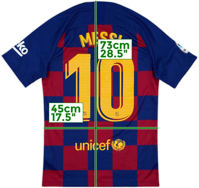 2019-20 Barcelona Home Shirt Messi #10 - 10/10 - (S)