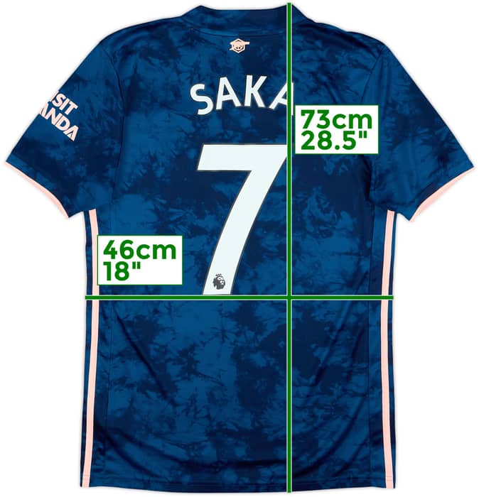 2020-21 Arsenal Third Shirt Saka #7 - 10/10 - (S)
