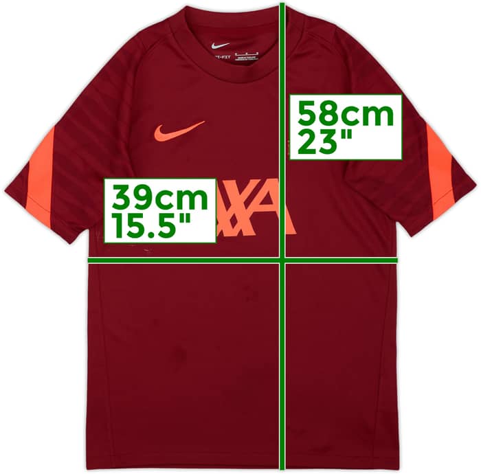 2021-22 Liverpool Nike Training Shirt - 5/10 - (M.Boys)