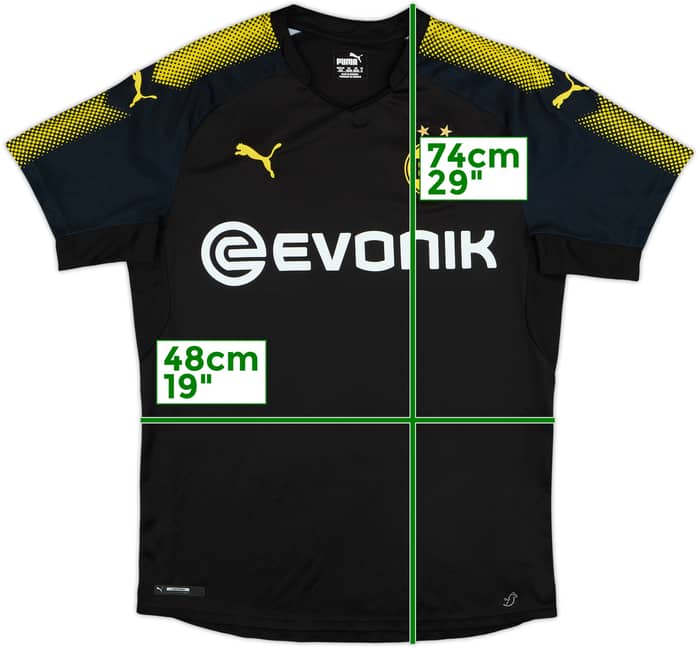 2017-18 Borussia Dortmund Away Shirt - 9/10 - (M)