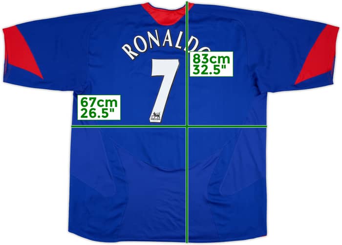 2005-06 Manchester United Away Shirt Ronaldo #7 - 8/10 - (3XL)