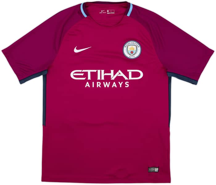 2017-18 Manchester City Away Shirt Kun Aguero #10 - 10/10 - (M)
