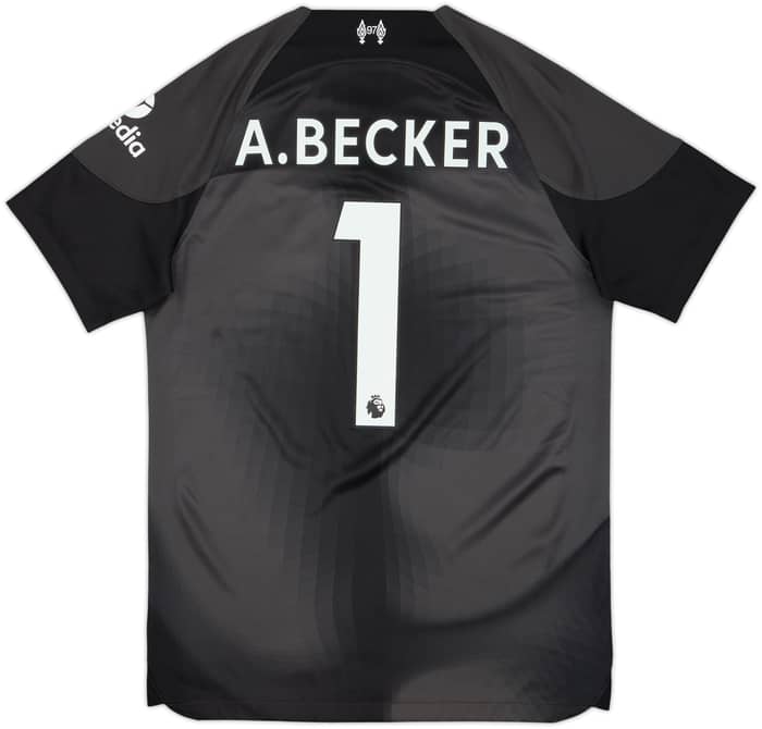 2022-23 Liverpool GK Shirt A.Becker #1 - 9/10 - (S)