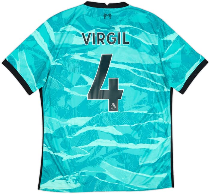 2020-21 Liverpool Camiseta Visitante Virgil #4 - 9/10 - (L)
