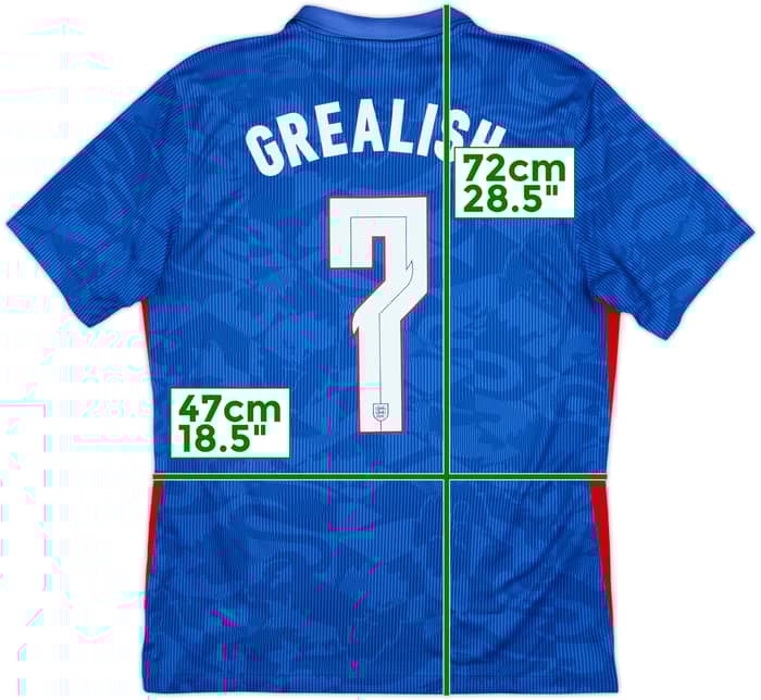 2020-21 England Away Shirt Grealish #7 - 5/10 - (M)
