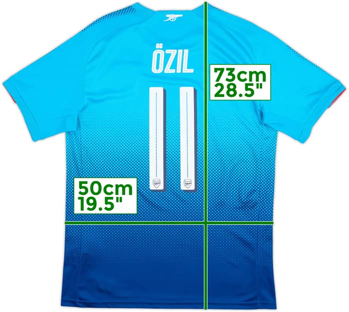 2017-18 Arsenal Away Shirt Ozil #11 - 10/10 - (M)