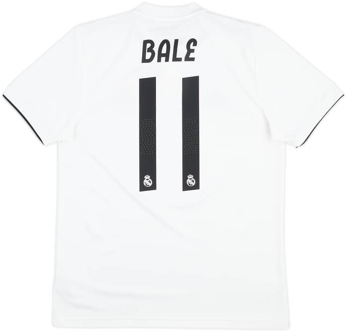 2018-19 Real Madrid Home Shirt Bale #11 - 9/10 - (M)