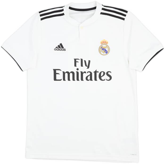 2018-19 Real Madrid Home Shirt Bale #11 - 9/10 - (M)
