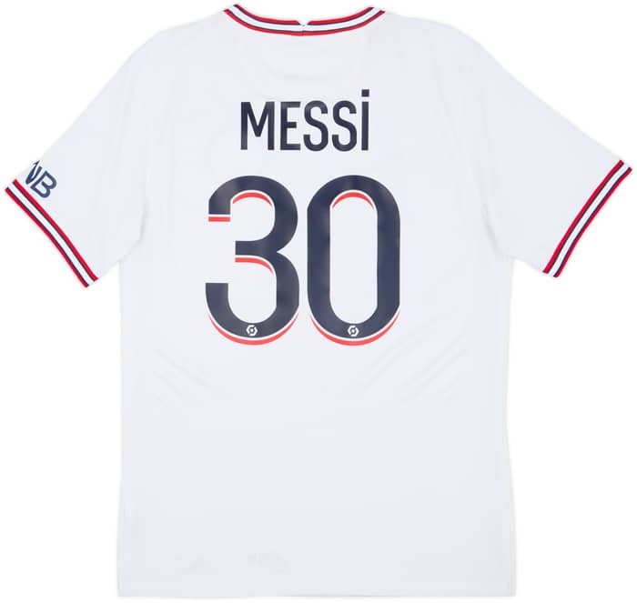 2021-22 Paris Saint-Germain Fourth Shirt Messi #30 - 8/10 - (S)