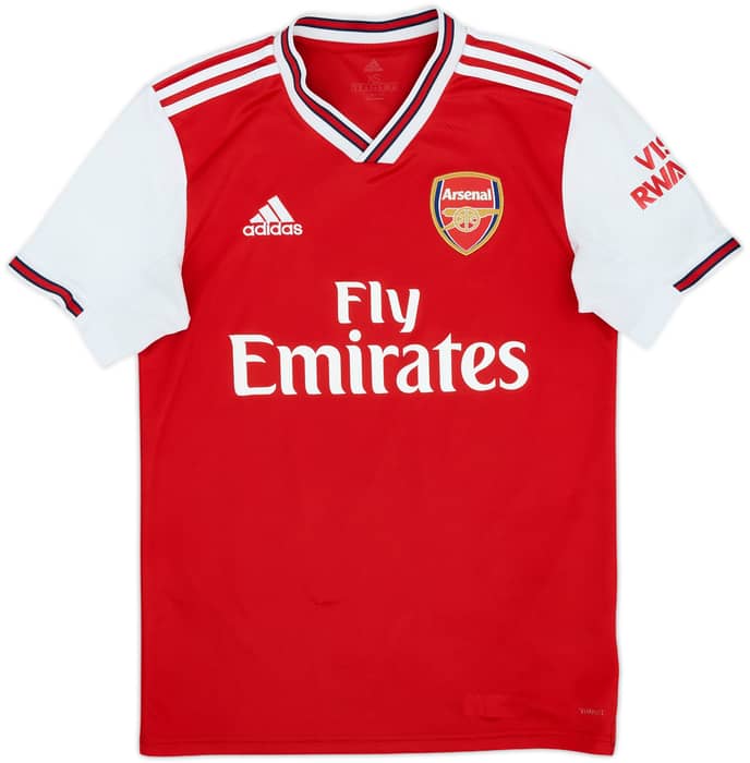 2019-20 Arsenal Home Shirt Saka #77 - 9/10 - (XS)