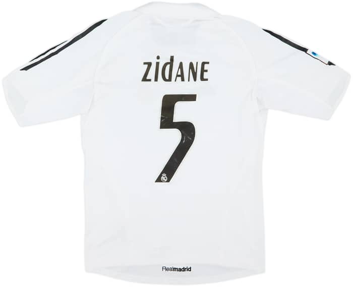 2005-06 Real Madrid Home Shirt Zidane #5 - 6/10 - (S)