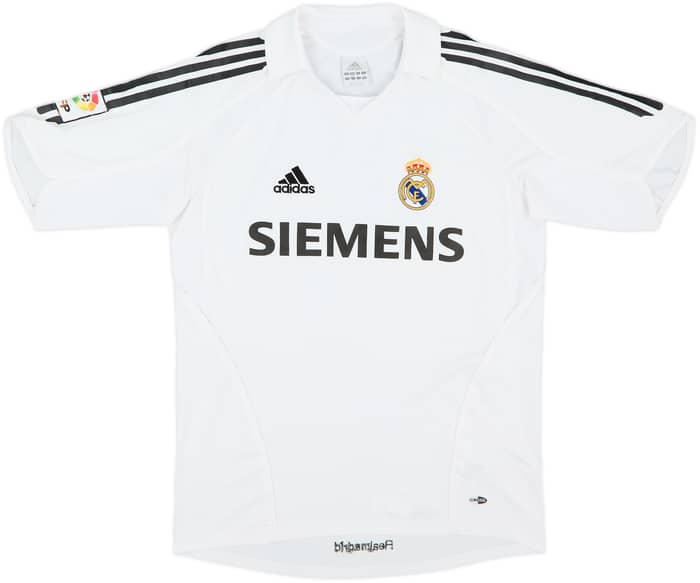 2005-06 Real Madrid Home Shirt Zidane #5 - 6/10 - (S)