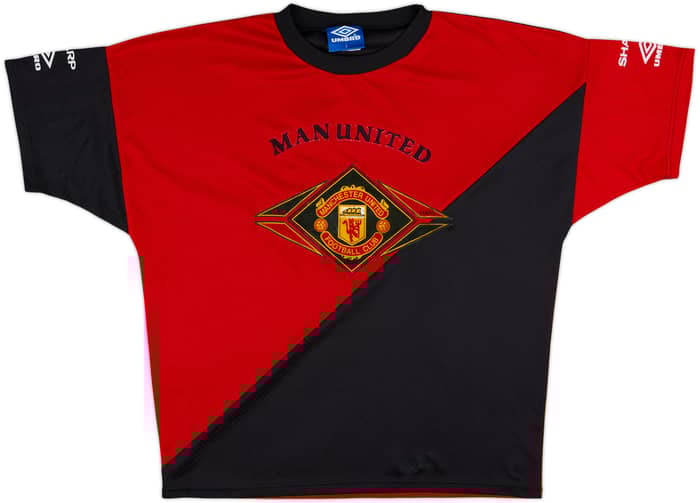 1994-96 Manchester United Umbro Training Shirt - 6/10 - (L)